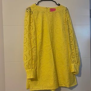 Long sleeve yellow Lilly romper
